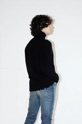 Maglia A Collo Alto Nera -  | dBlank