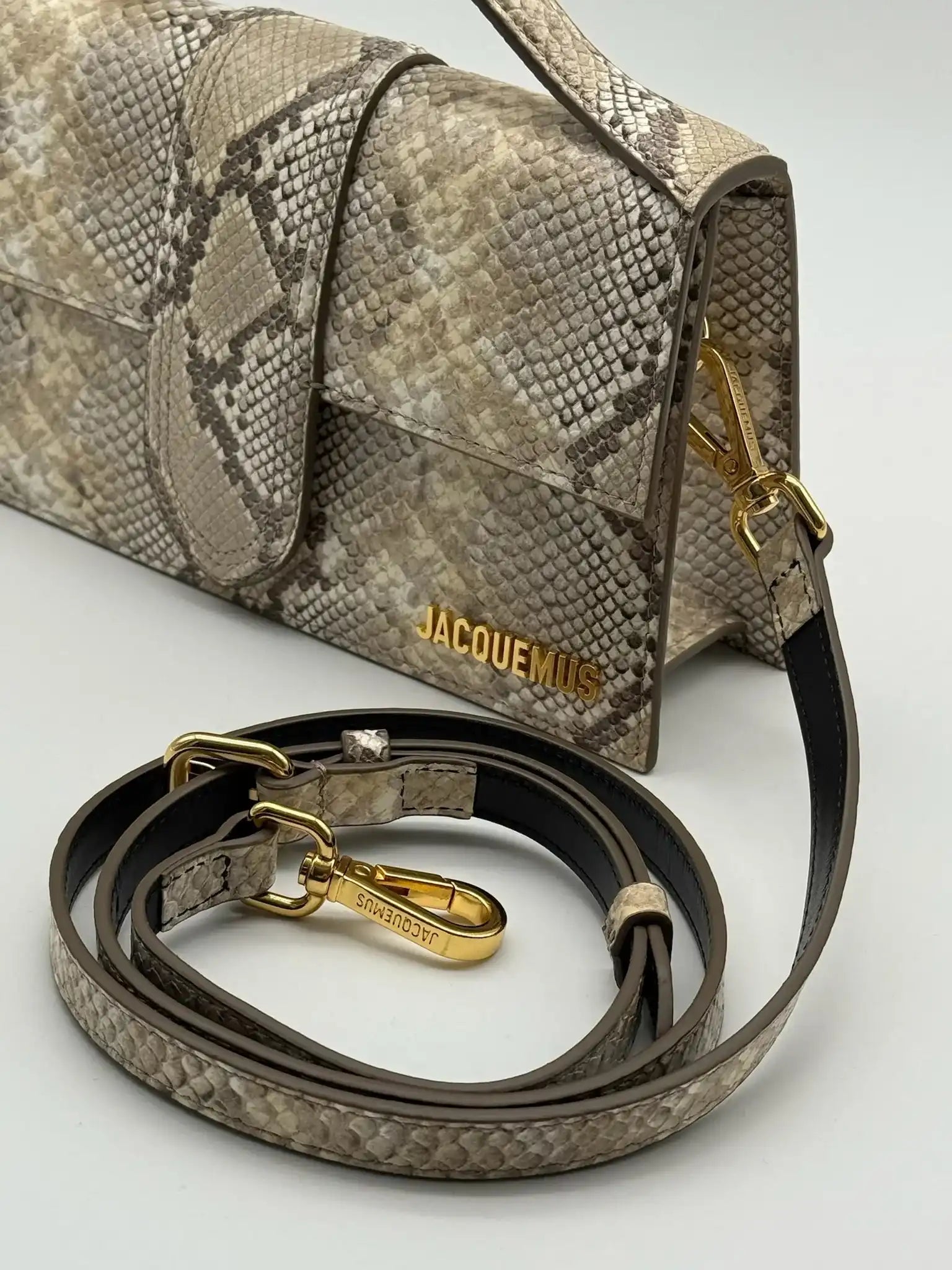 Le Grand Kids Bag With Python Print