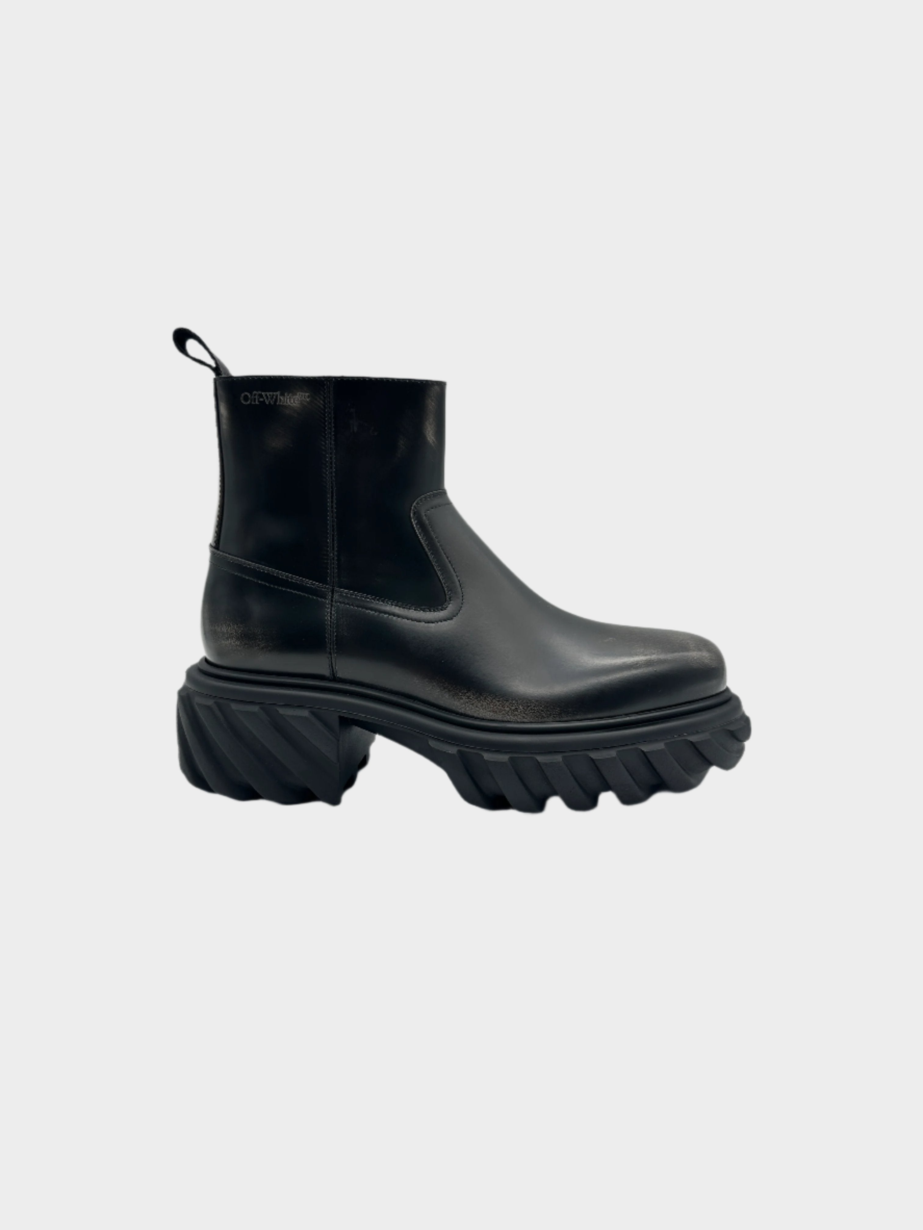 Tractor Motor Ankle Boots Anthracite