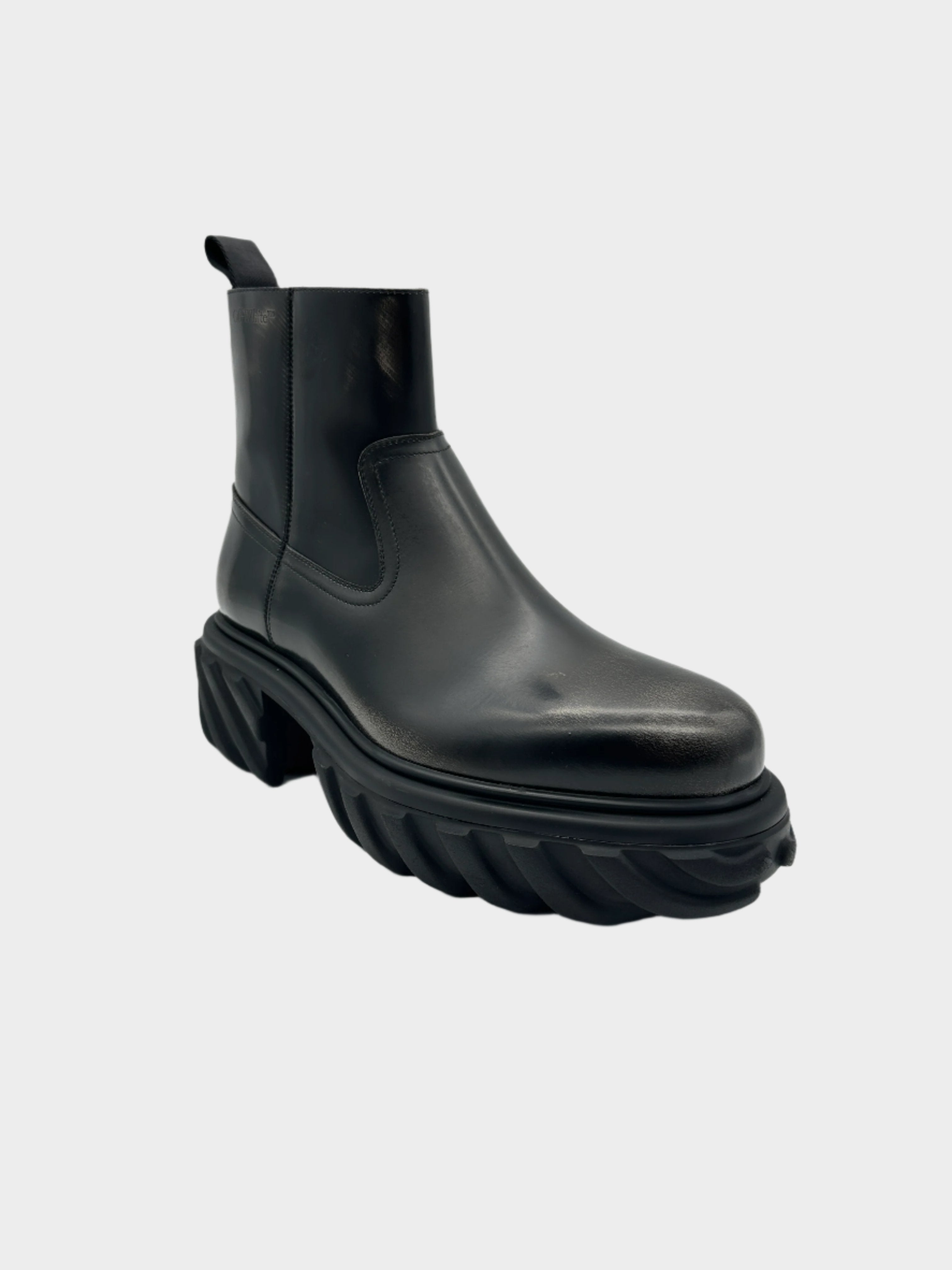 Tractor Motor Ankle Boots Anthracite