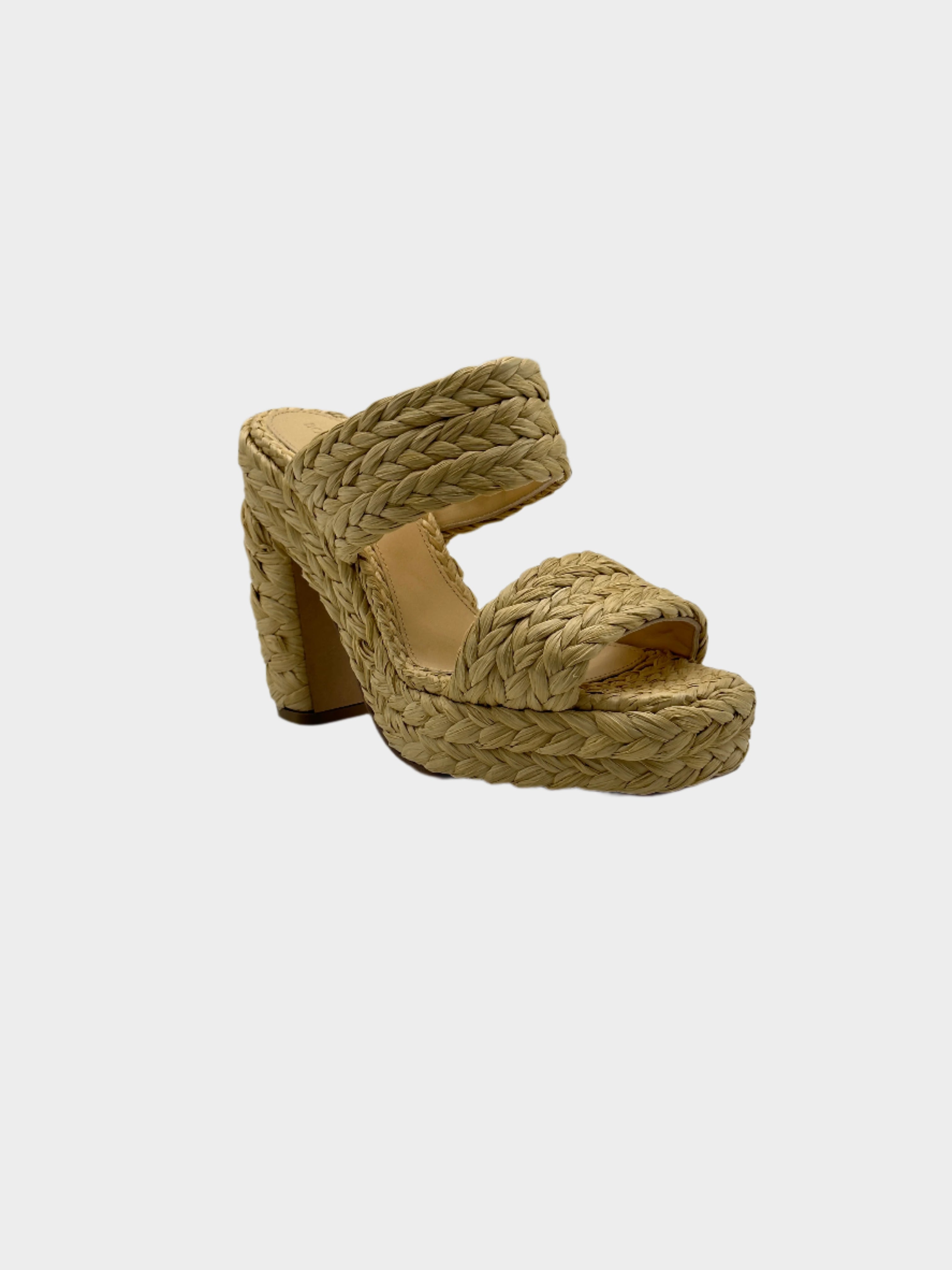 Straw Sandal Heels