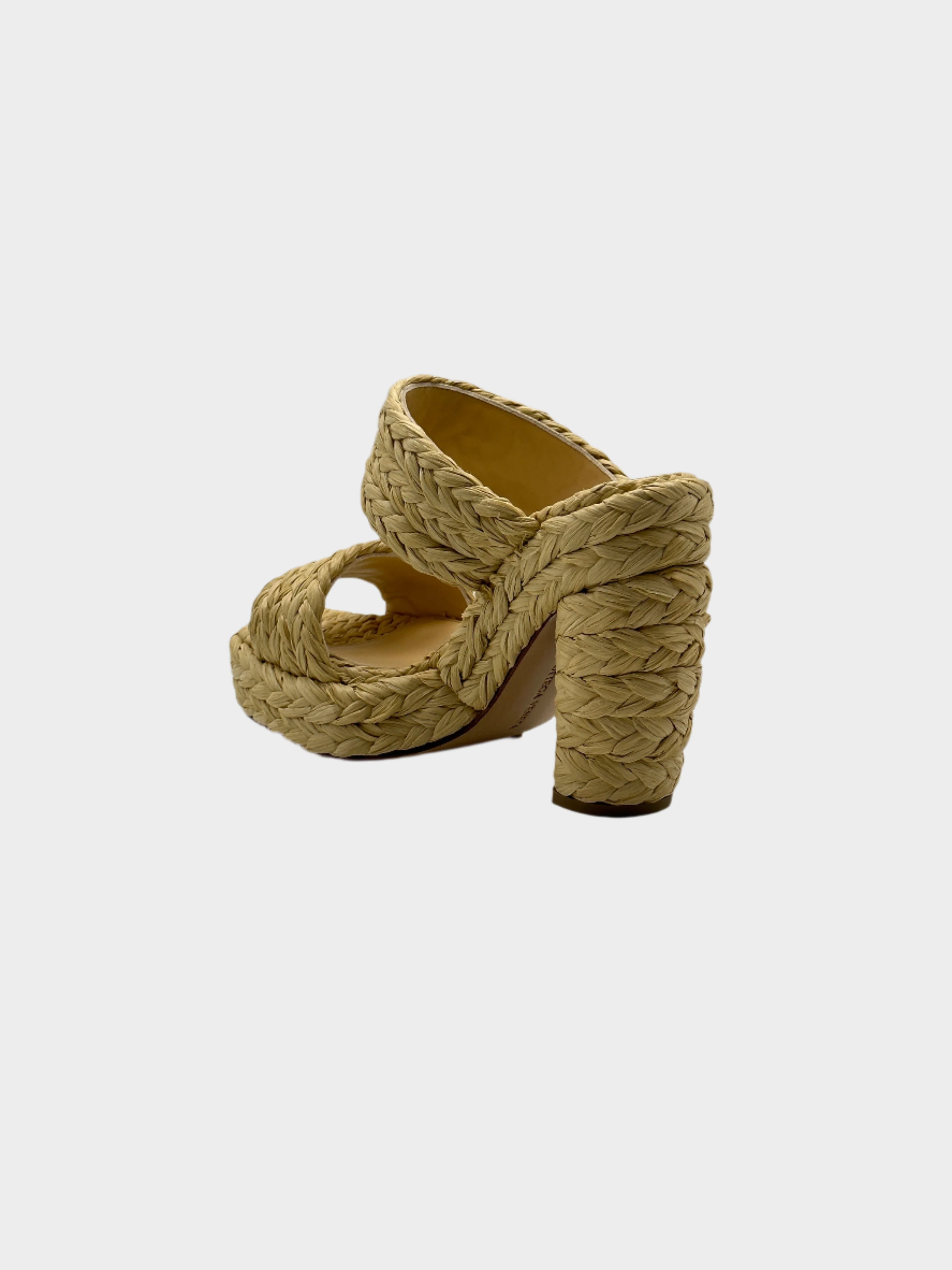 Straw Sandal Heels