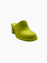 Neon Mule With Wide Rubber Heel -  | dBlank