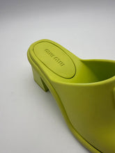 Neon Mule With Wide Rubber Heel -  | dBlank