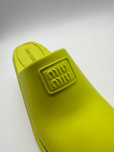 Neon Mule With Wide Rubber Heel -  | dBlank