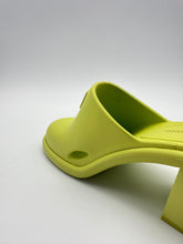 Neon Mule With Wide Rubber Heel -  | dBlank