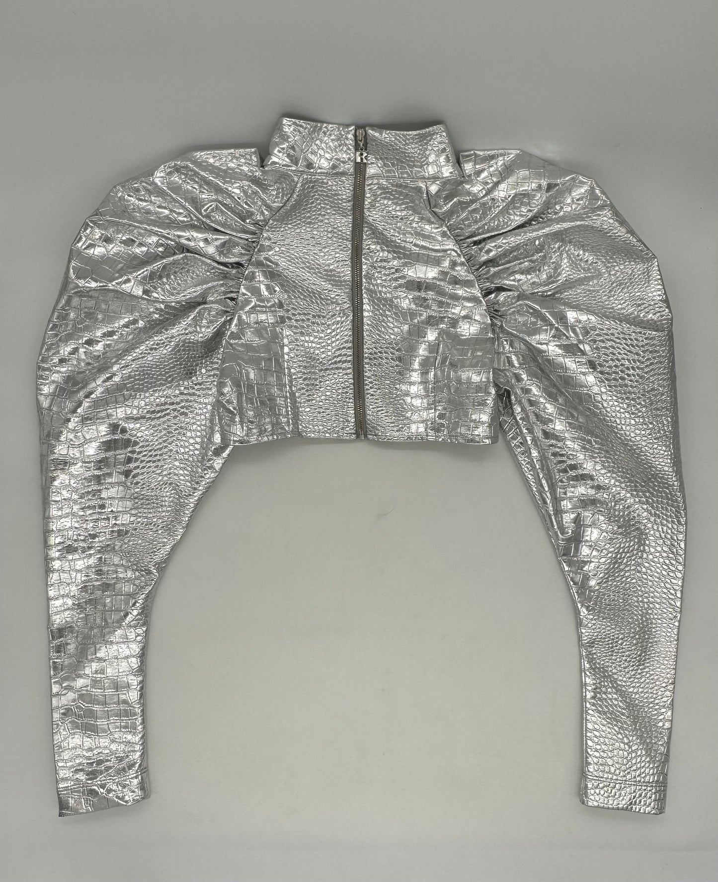 Metallic Croco Jacket
