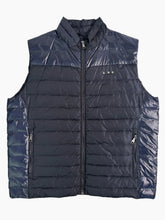 Dark blue down vest  -  | dBlank