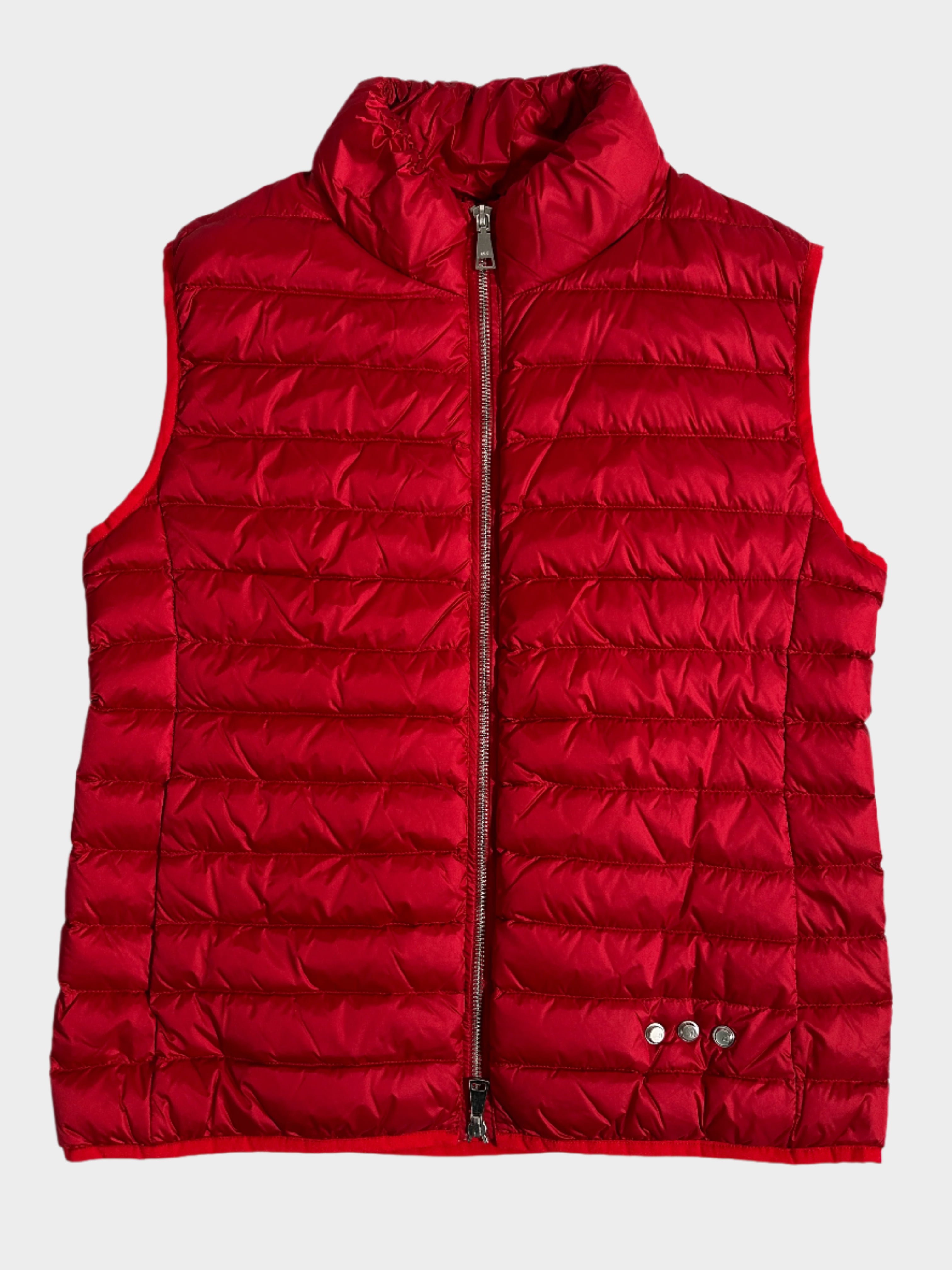 Red Lady Down Vest