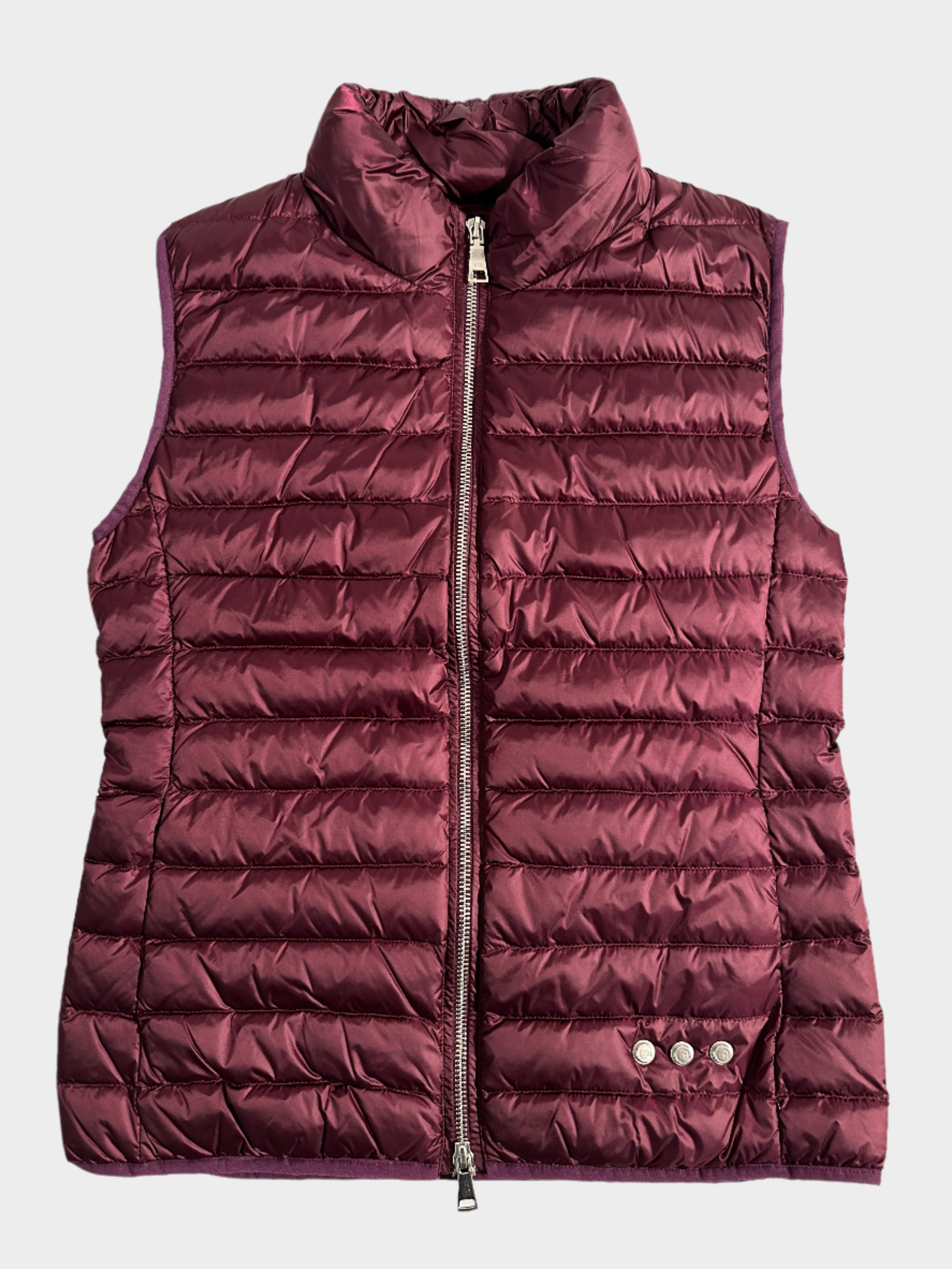 Burgundy Lady Down Vest