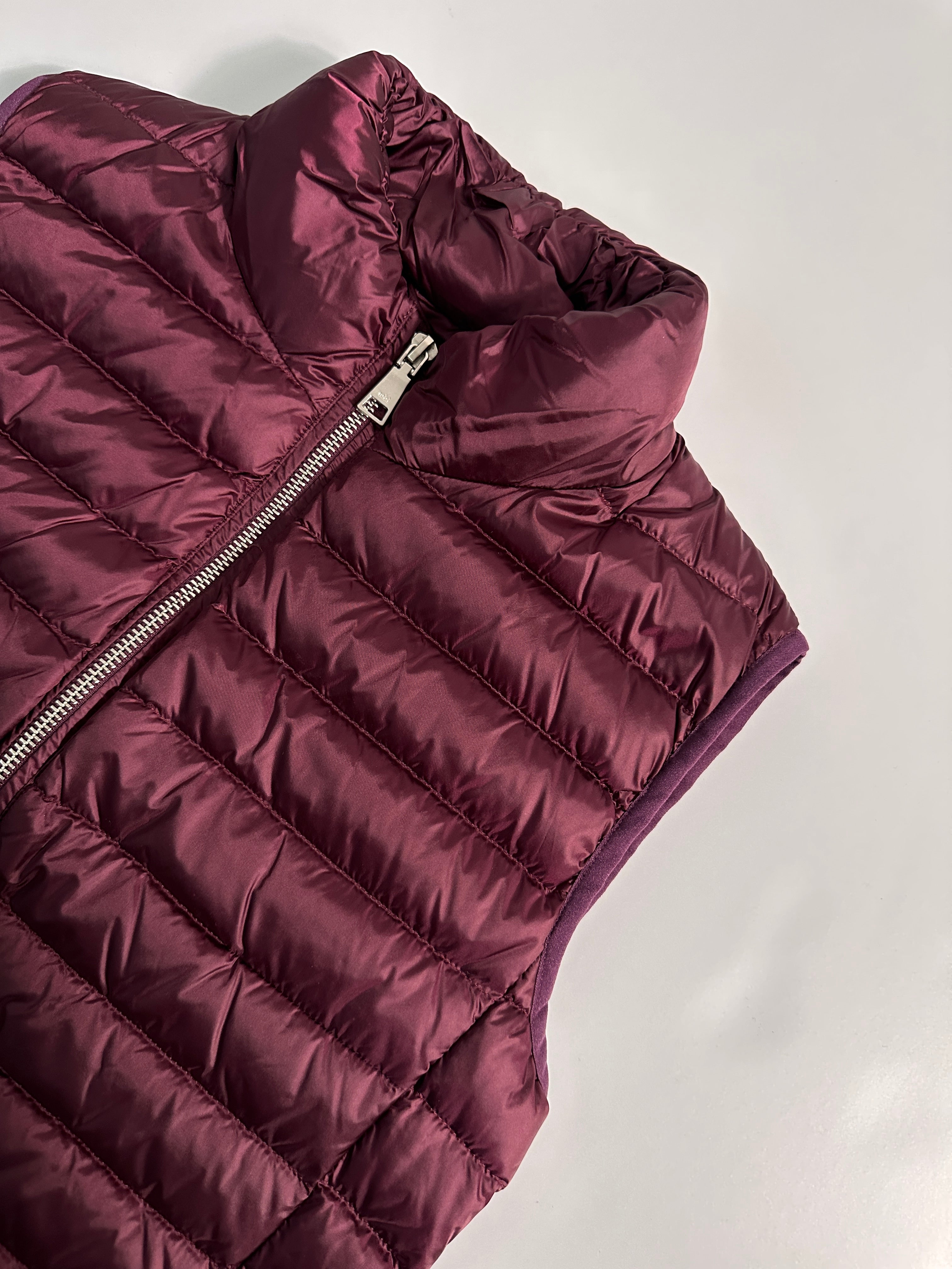 Burgundy Lady Down Vest