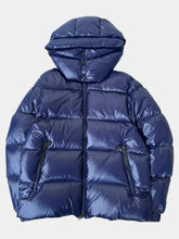Navy blue jacket with removable hood  -  | dBlank