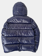 Navy blue jacket with removable hood  -  | dBlank