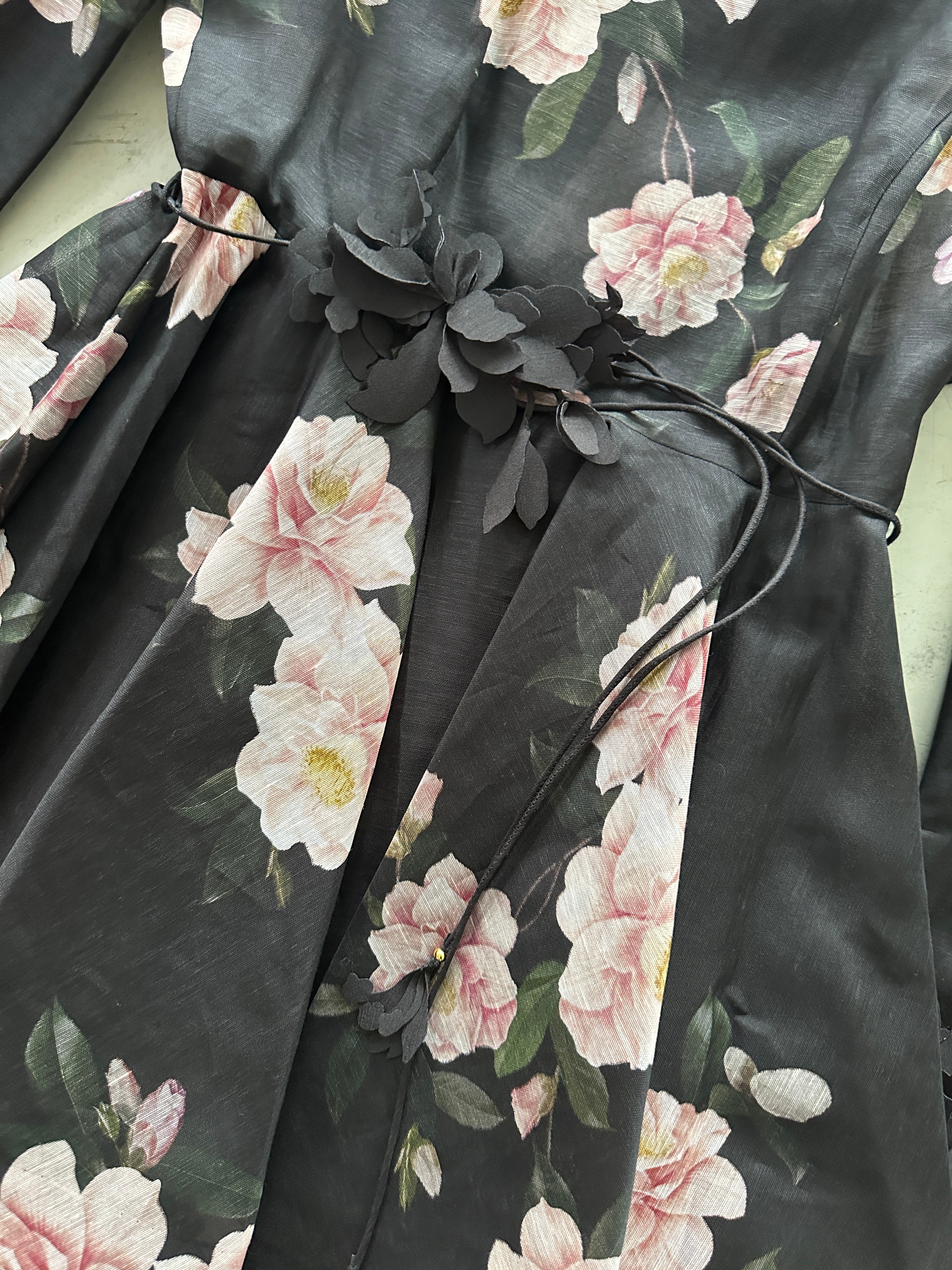 Black Floral Dress