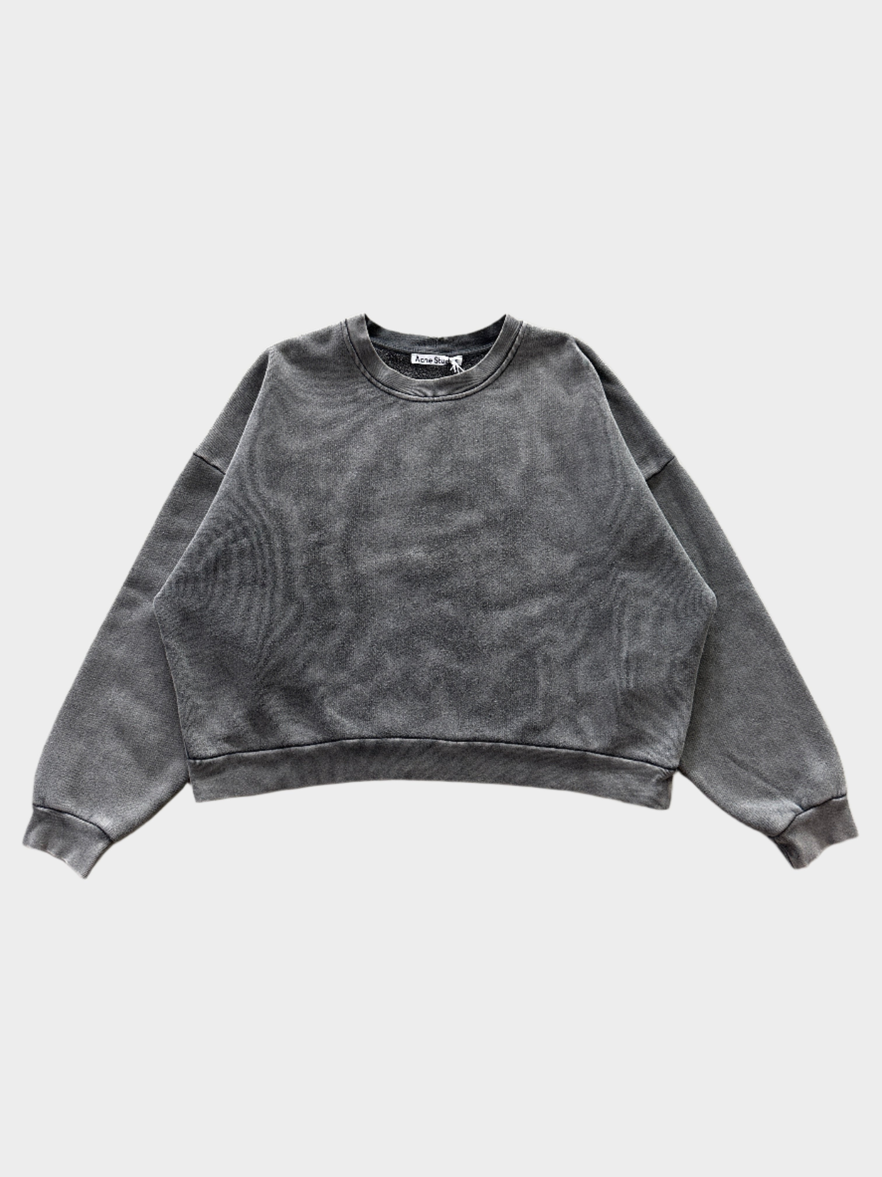 Logo Patch Washed Sweatshirt