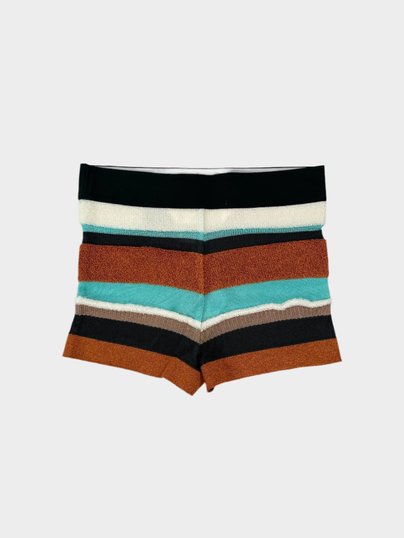 Short Multicolor A Righe In Lurex