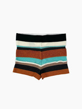 Multicolor Striped Lurex Shorts -  | dBlank