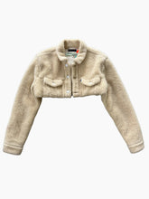 Off White x Levi's Crop Teddy Jacket -  | dBlank
