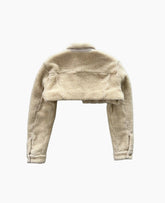 Off White x Levi's Crop Teddy Jacket -  | dBlank