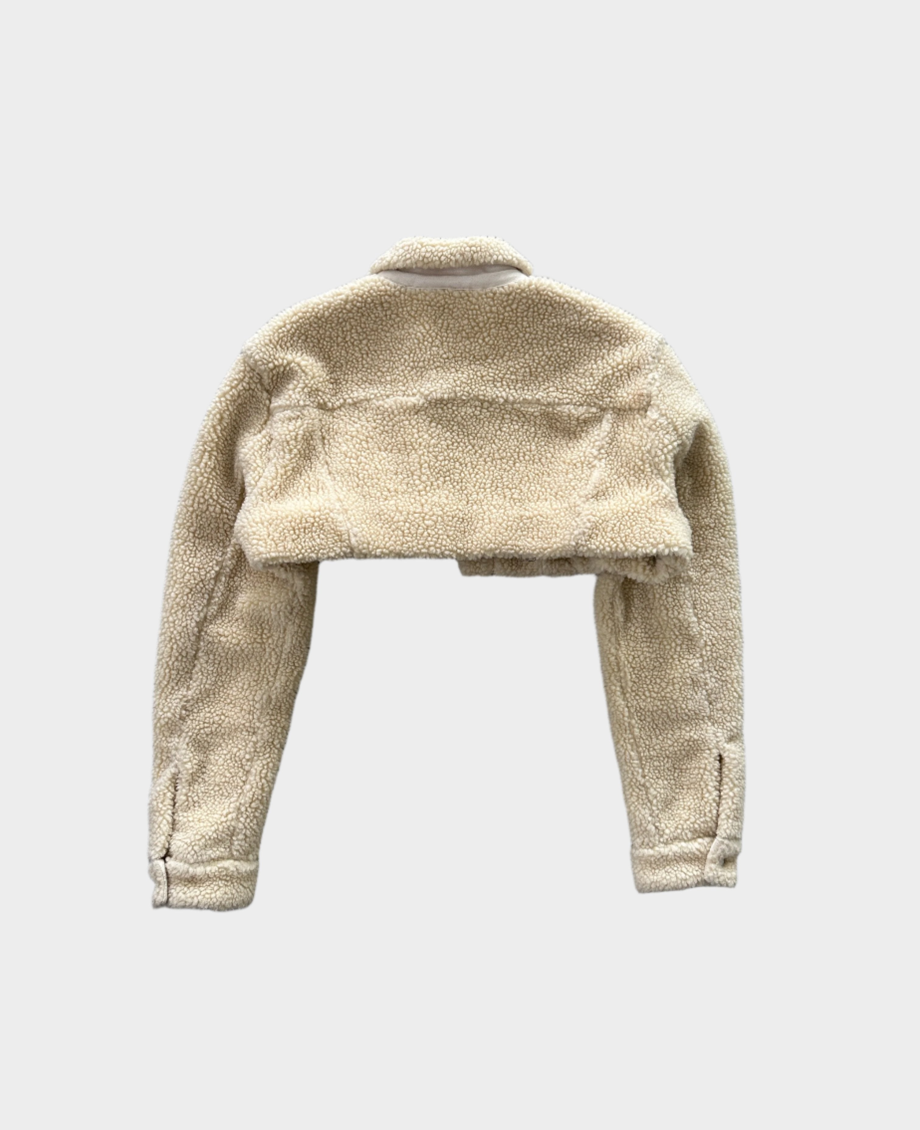 Off White x Levi's Crop Teddy Jacket