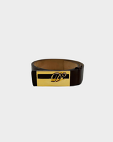 Classic Leather Belt with Buckle -  | dBlank
