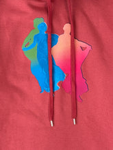 Felpa Mattone Con Cappuccio E Stampa Colorata Muses -  | dBlank