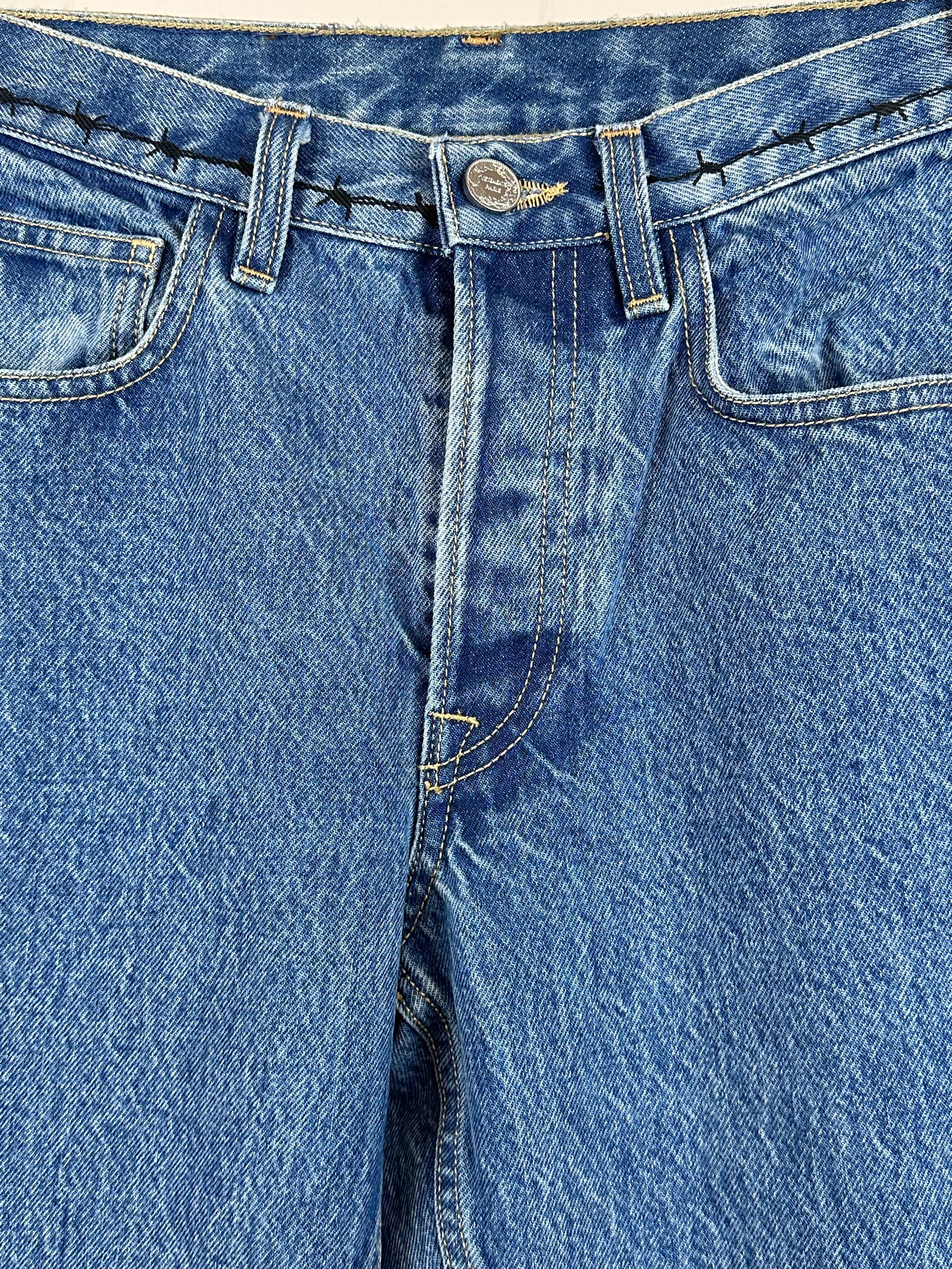 Washed Blue Jeans