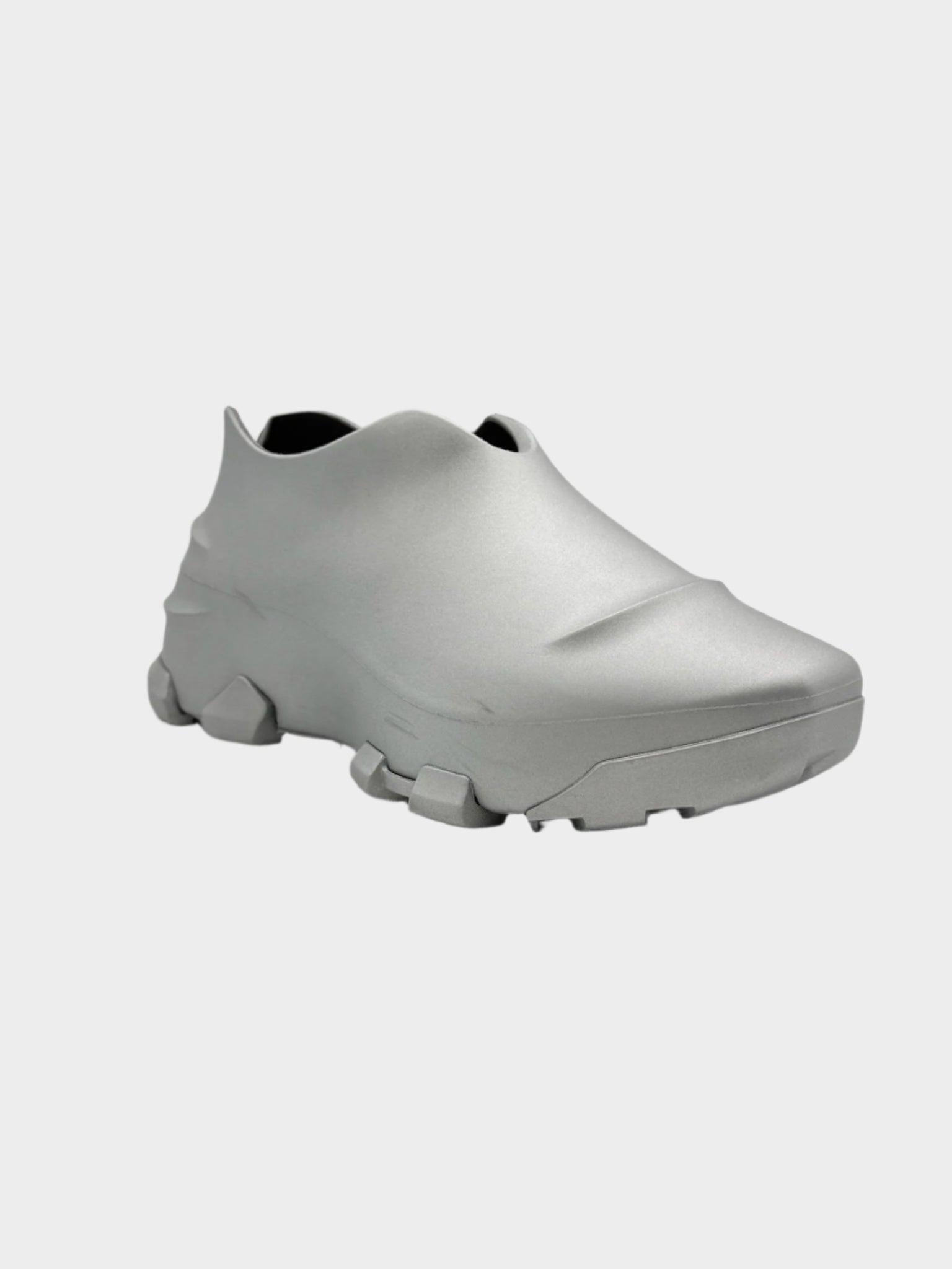 Silver Rubber Shoe