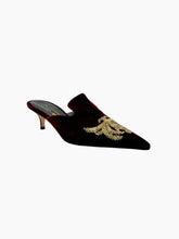 Bordeaux Velvet Mules -  | dBlank