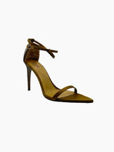 High khaki sandals with thin straps -  | dBlank