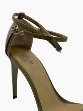 High khaki sandals with thin straps -  | dBlank