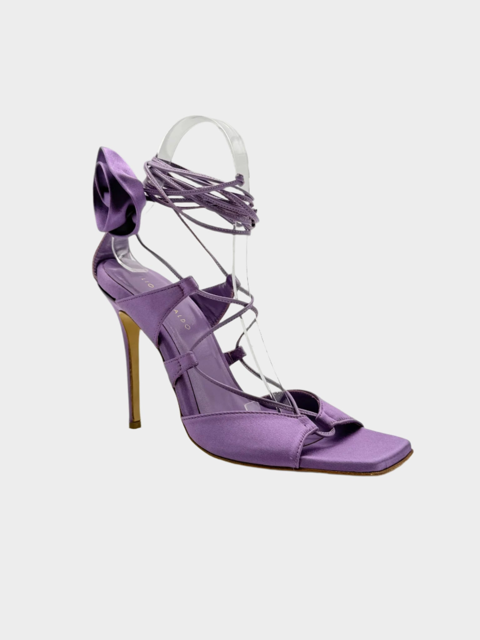 Sandali Viola Con Fiore