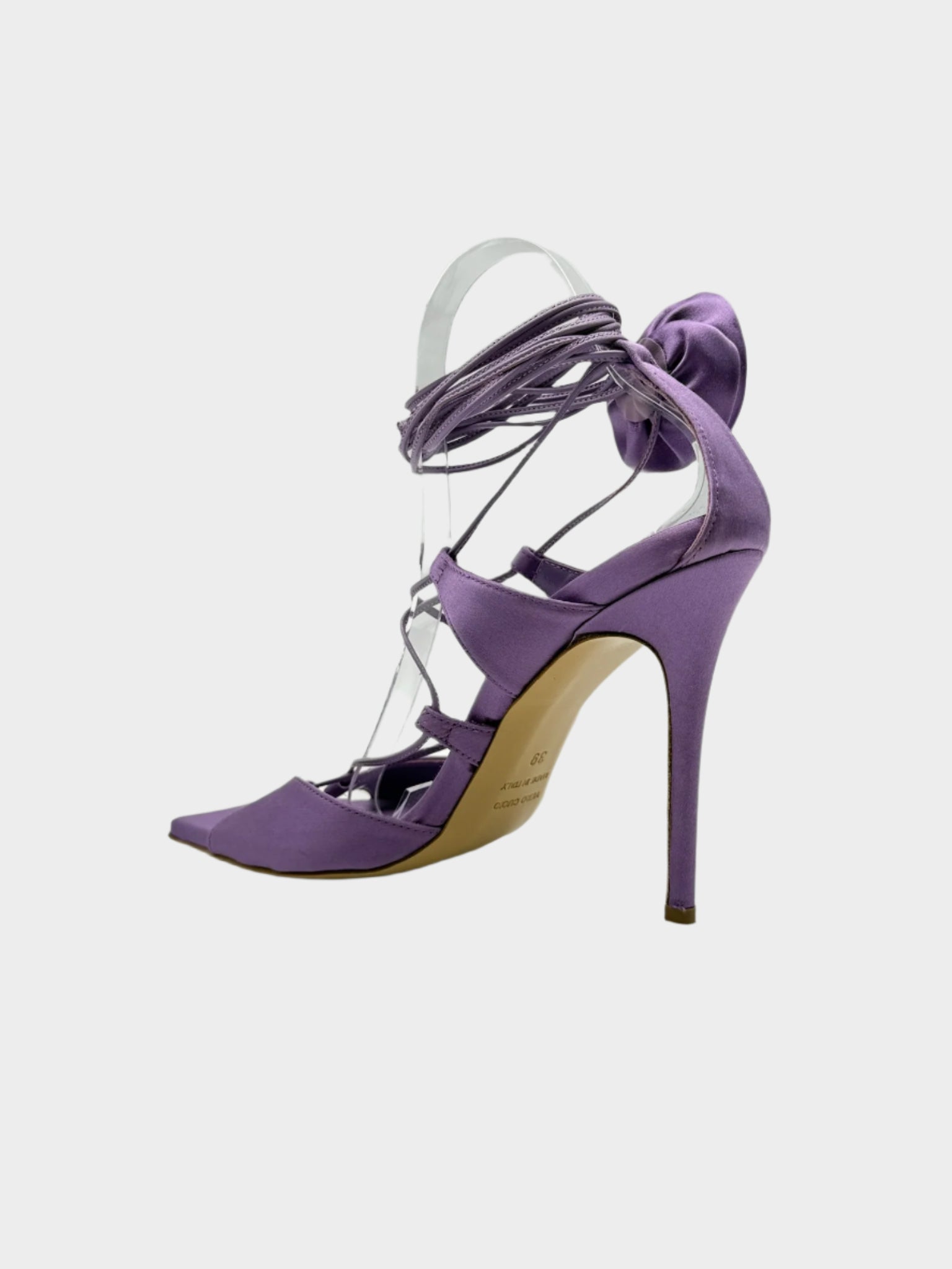 Sandali Viola Con Fiore