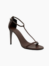 Brown Patent Leather Sandals -  | dBlank