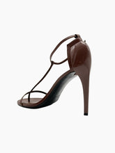 Brown Patent Leather Sandals -  | dBlank