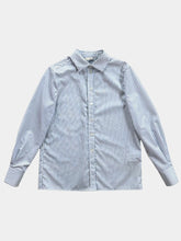 Striped Shirt With Classic Collar -  | dBlank