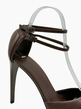 Brown Double Strap Sandals -  | dBlank