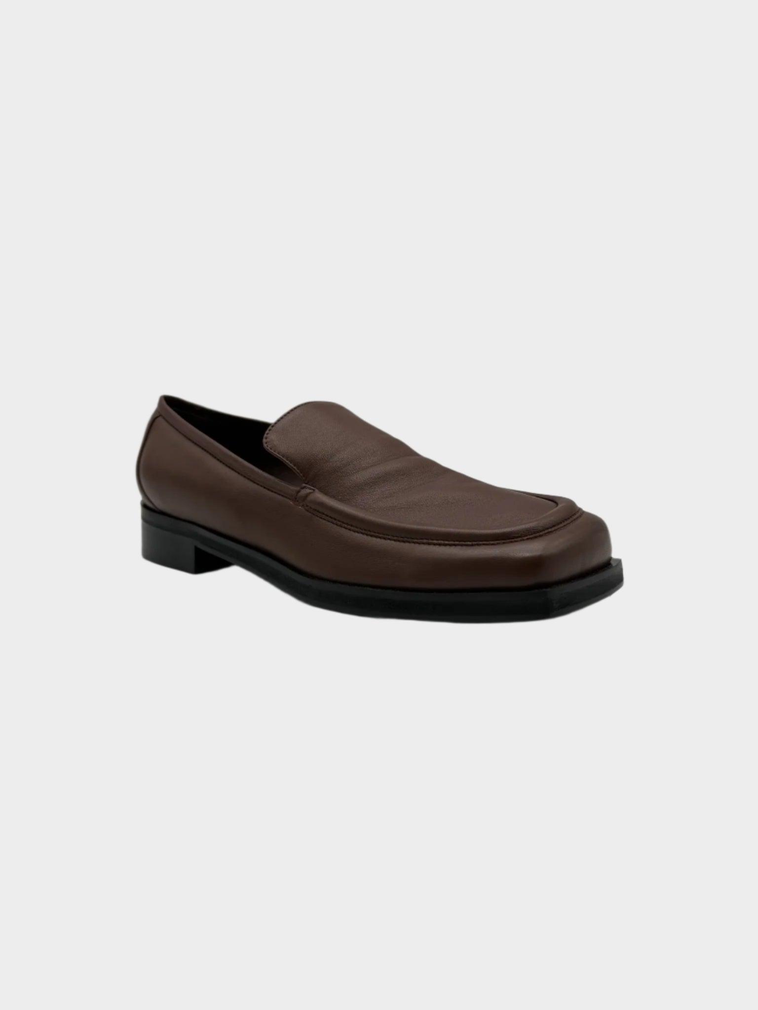 Mocassini Marroni In Pelle