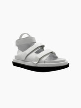 White Sandals With Removable Leather Sock -  | dBlank