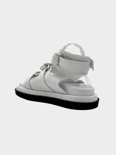 White Sandals With Removable Leather Sock -  | dBlank