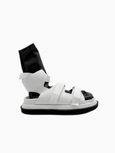 White Sandals With Removable Leather Sock -  | dBlank