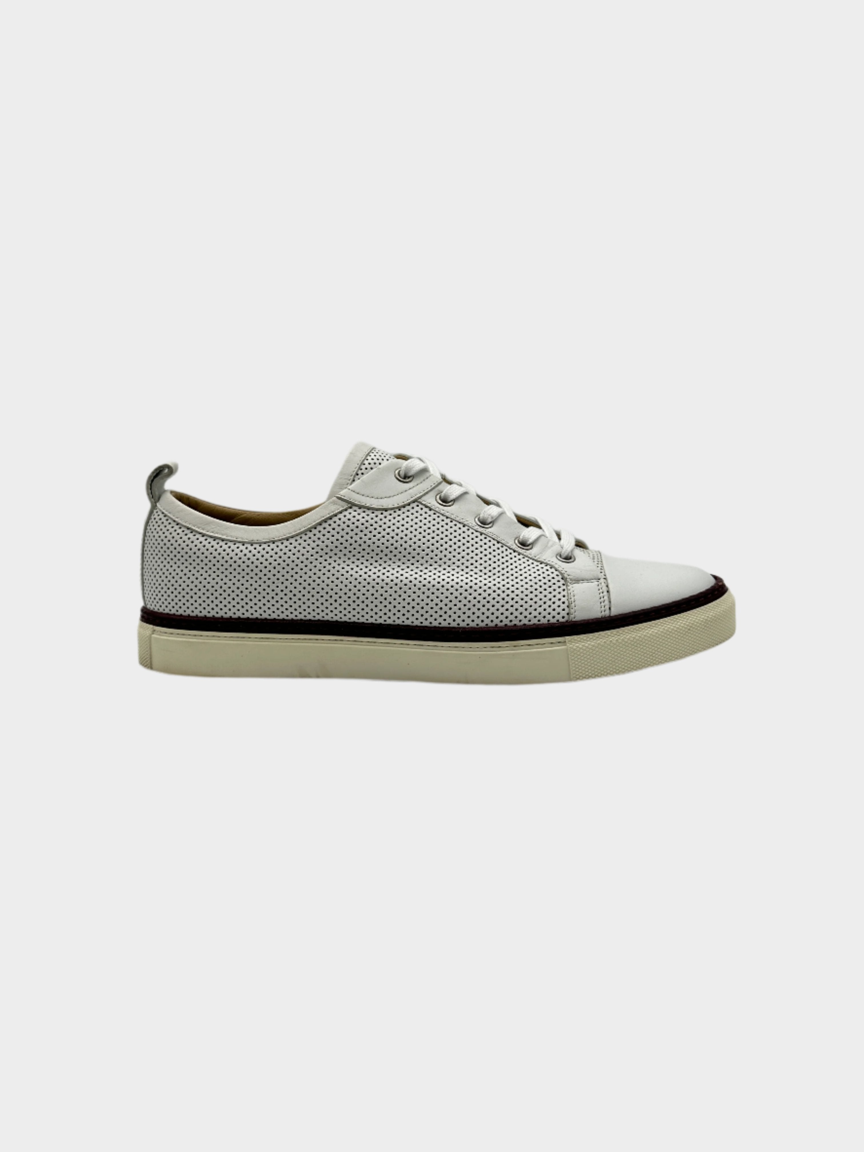 Perforated Leather Sneakers