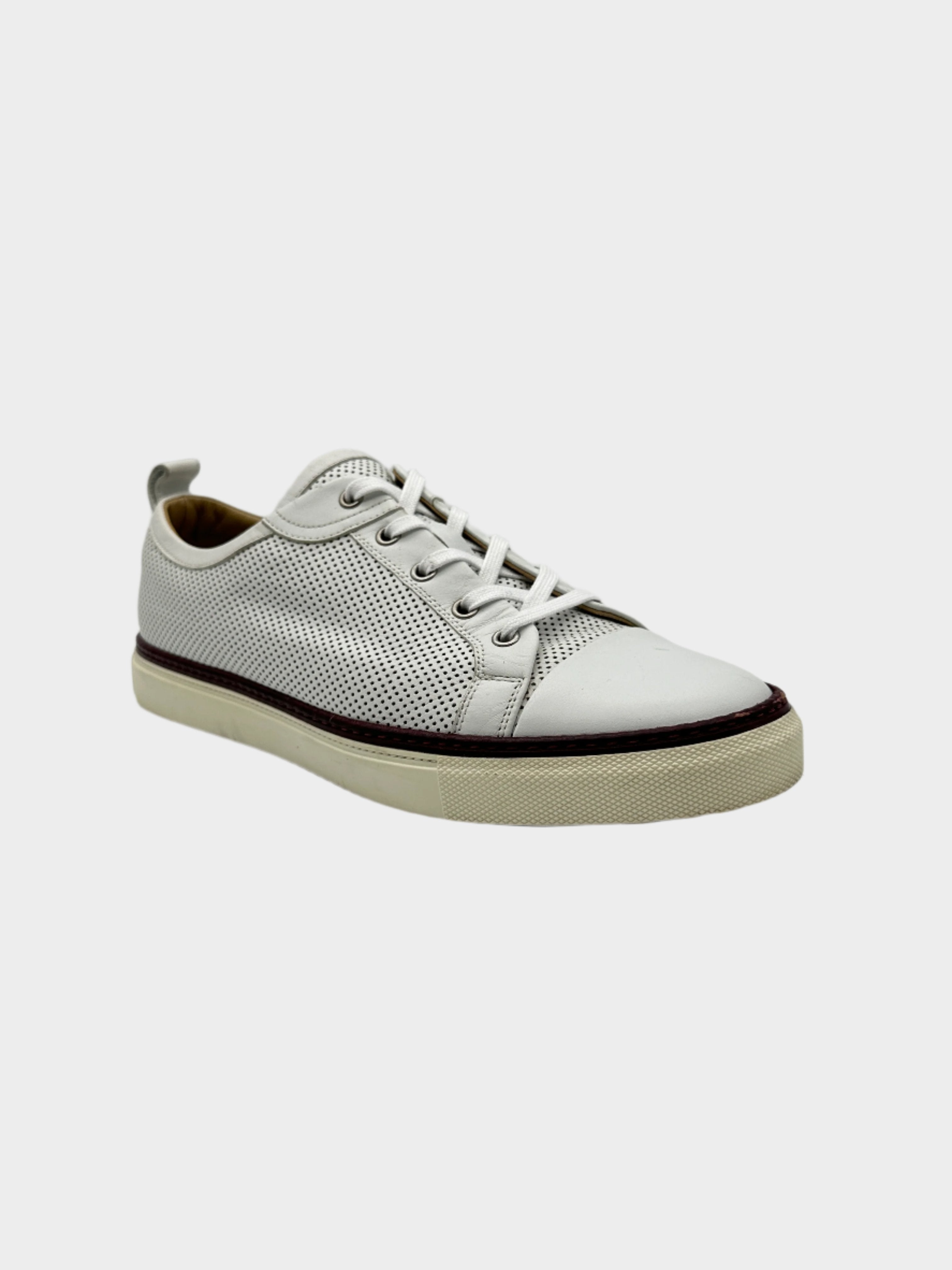 Perforated Leather Sneakers