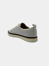 Perforated Leather Sneakers - White | dBlank