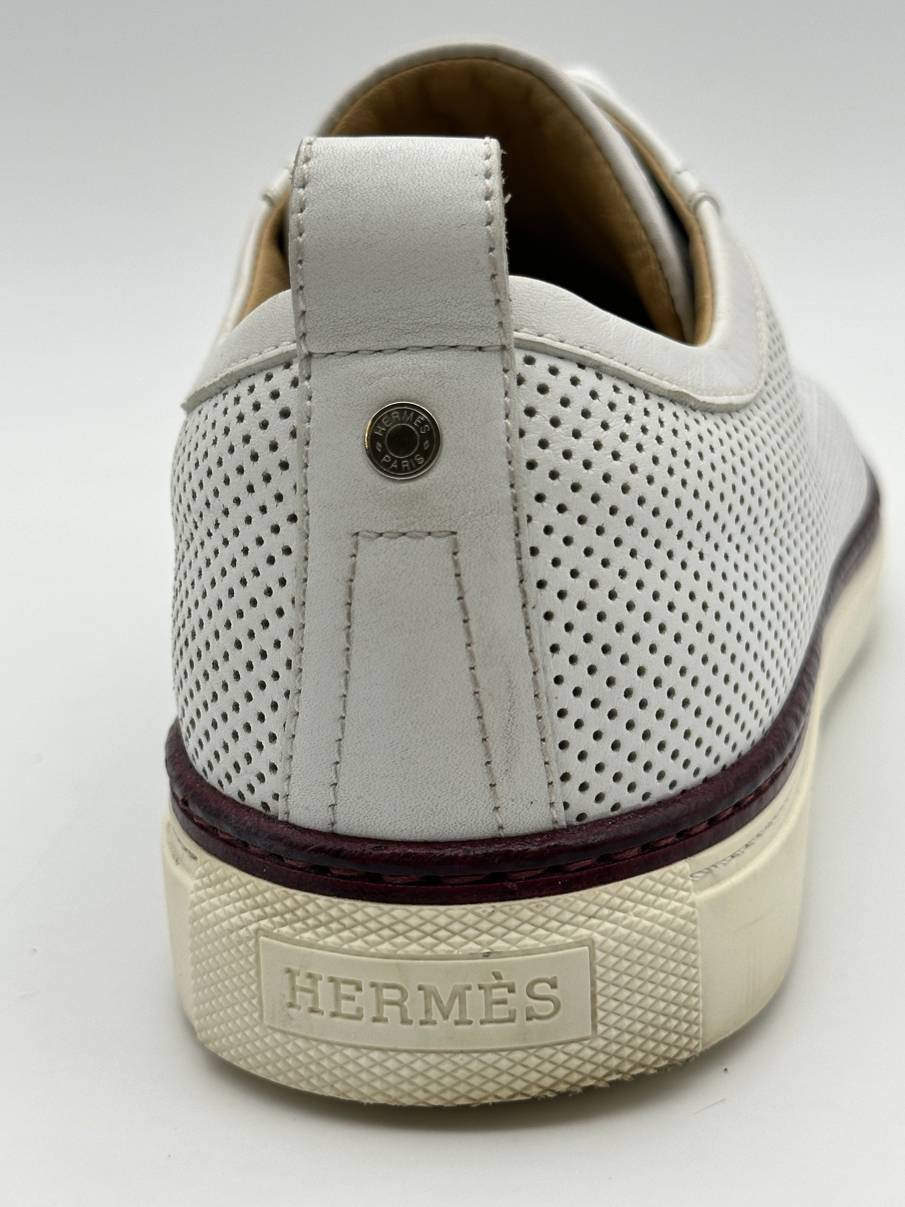 Perforated Leather Sneakers