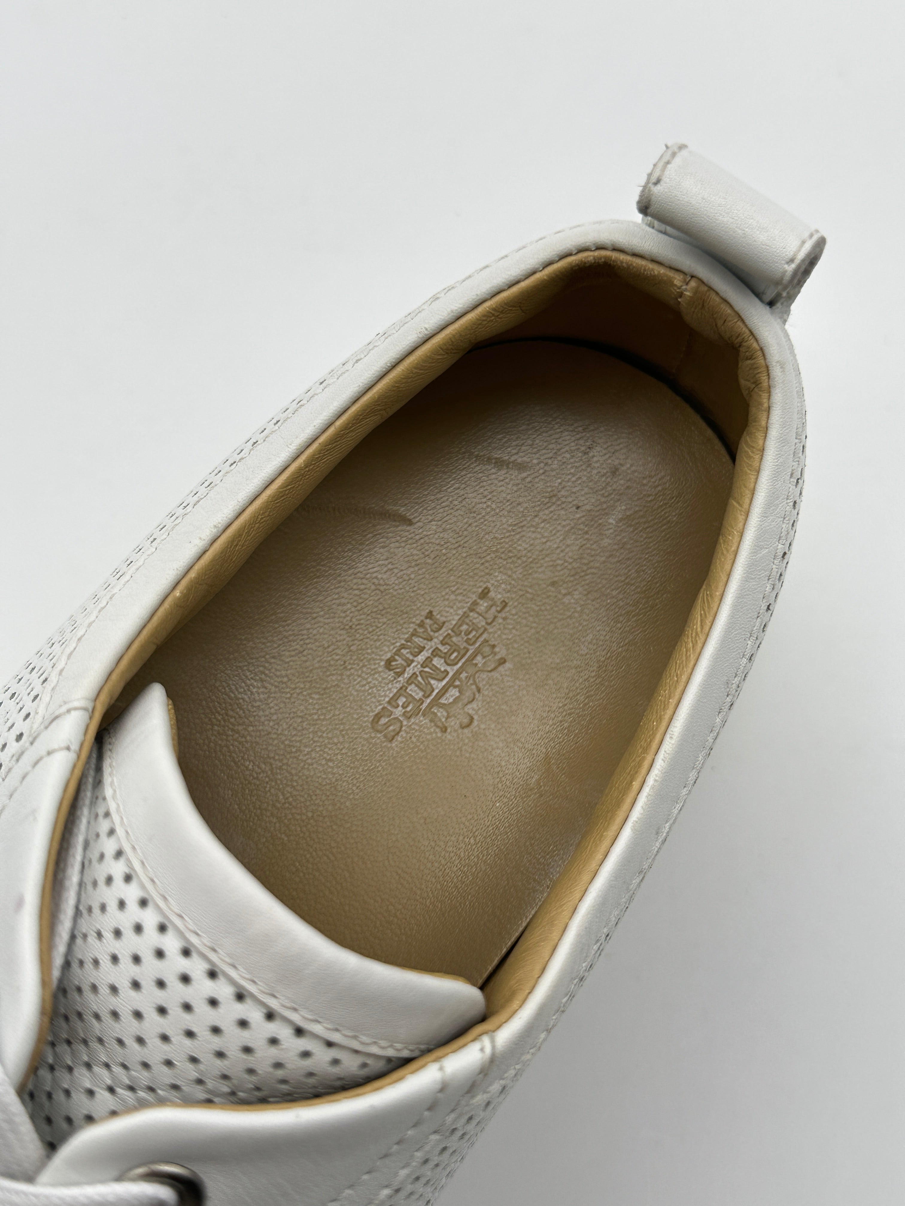 Perforated Leather Sneakers