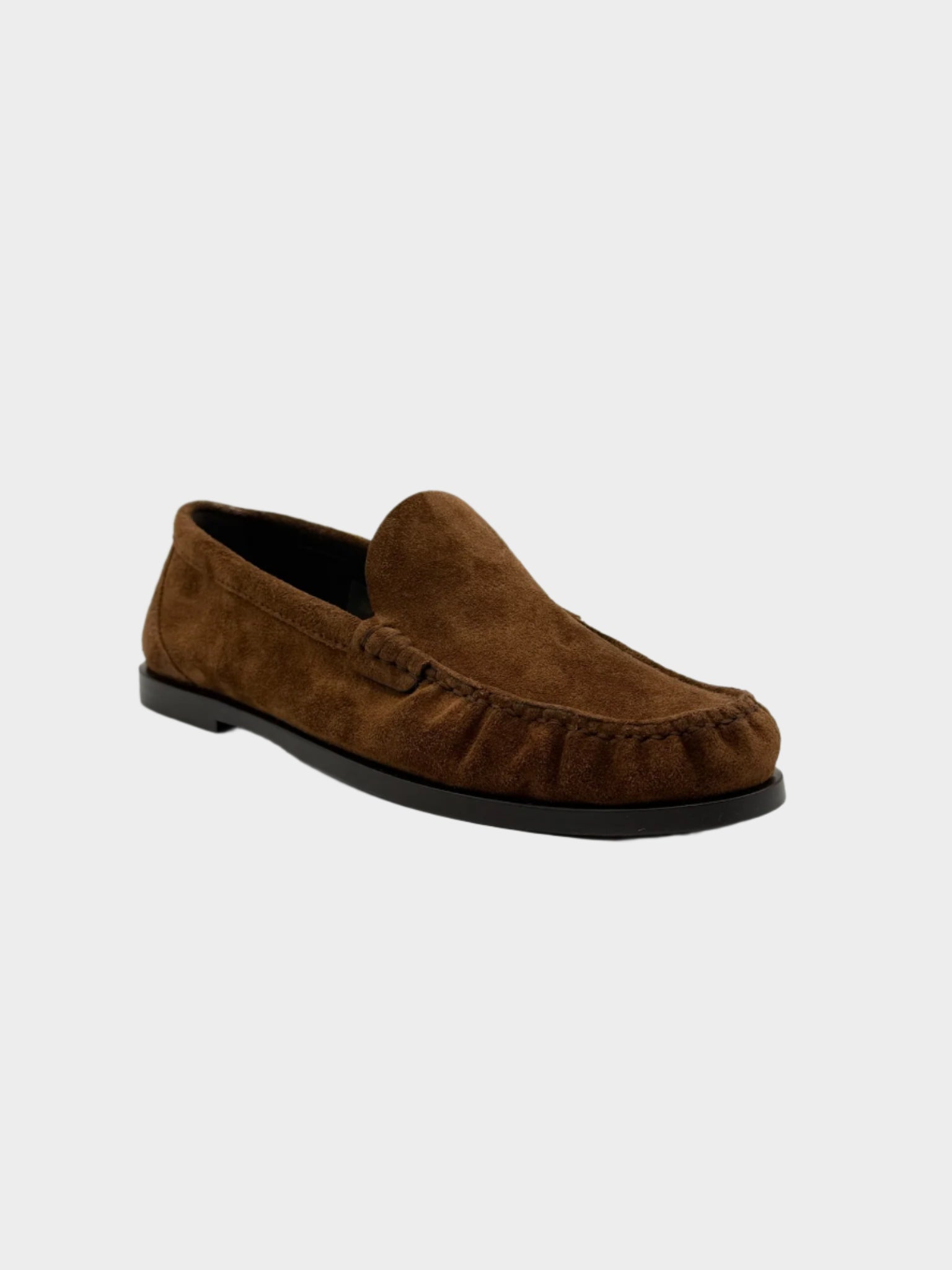 Mocassino Marrone In Suede