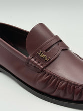 Mocassini Bordeaux In Pelle Con Logo YSL -  | dBlank