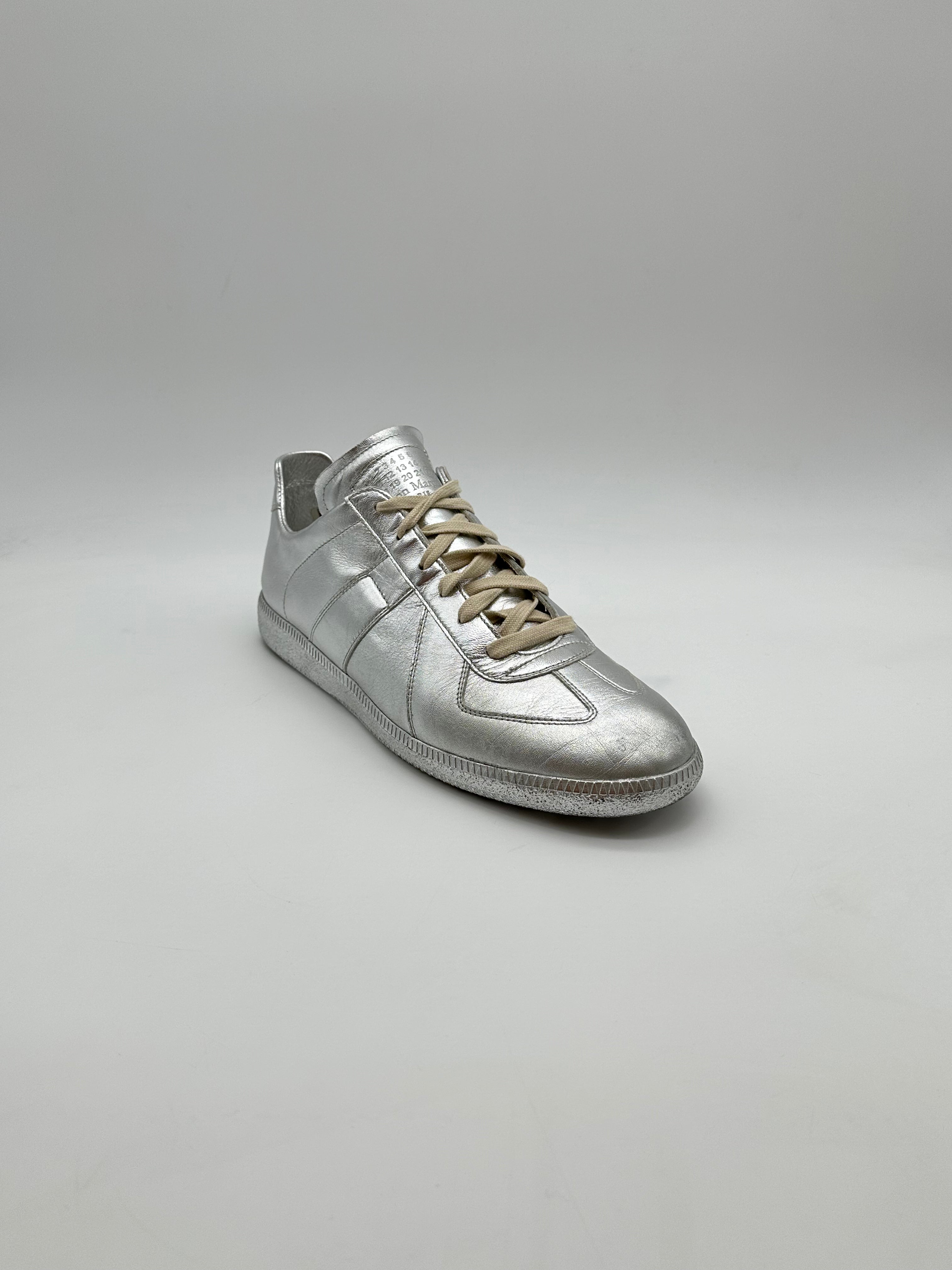Silver Low Sneakers
