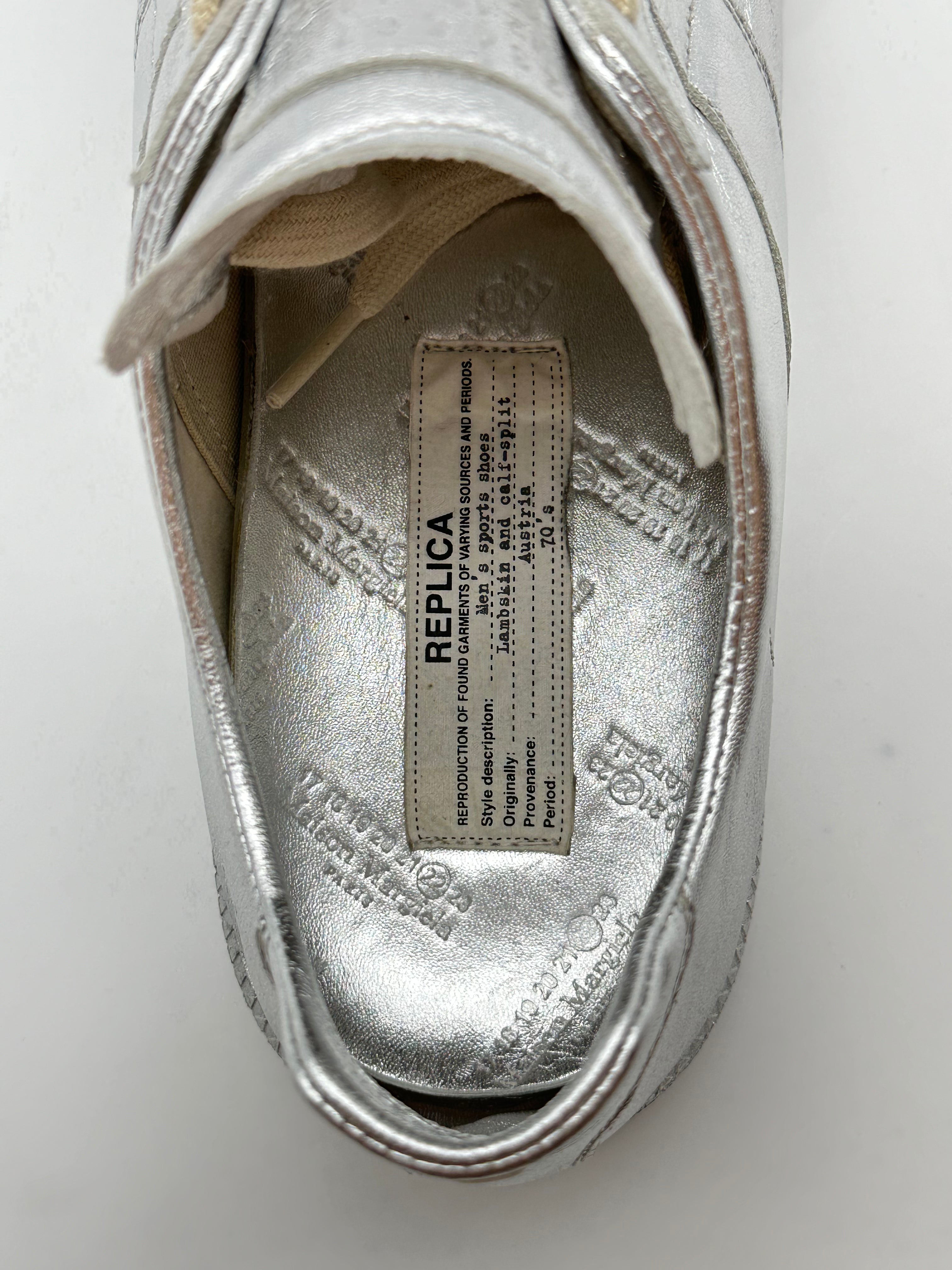 Silver Low Sneakers